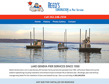Reed's Construction and Pier Service